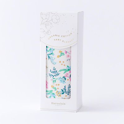 akachan honpo - Haruulala 毯子 附禮盒-花開的音色 (60×90cm)