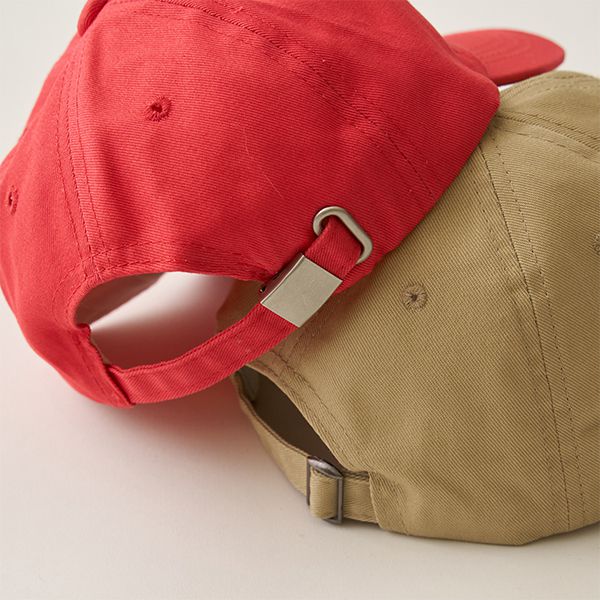 日本 b-ROOM - 立體數字刺繡棒球帽-耀眼紅 (52～54cm)