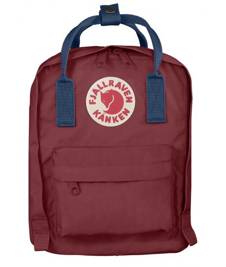 FJALLRAVEN - Kanken Kids 孩童後背包-公牛紅/皇家藍 (20x13x29cm)