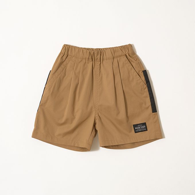 日本 b-ROOM - 撞色大口袋帥氣短褲(4分丈)-亮藍綠