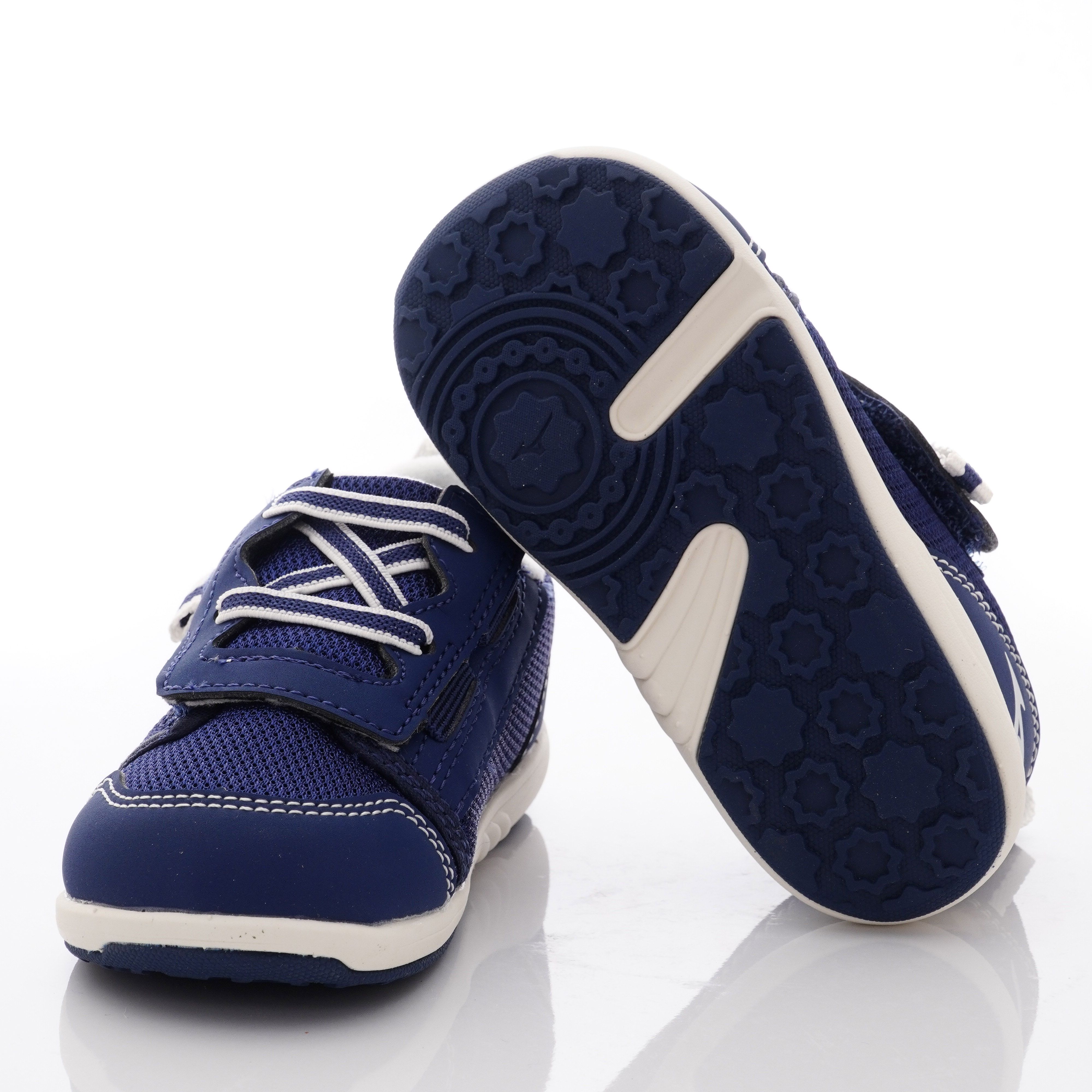 MIZUNO 美津濃 - 超輕量大絆帶機能鞋款(寶寶段)-深藍