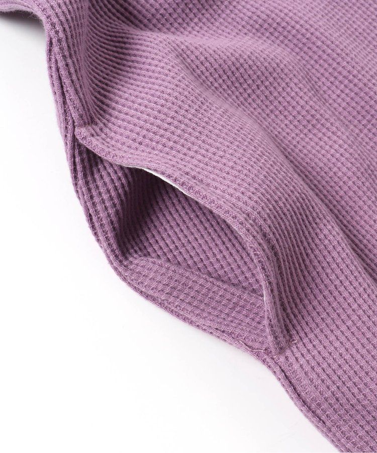 日本 apres les cours - 甜美華夫格長袖洋裝-緞帶裝飾-薄荷綠