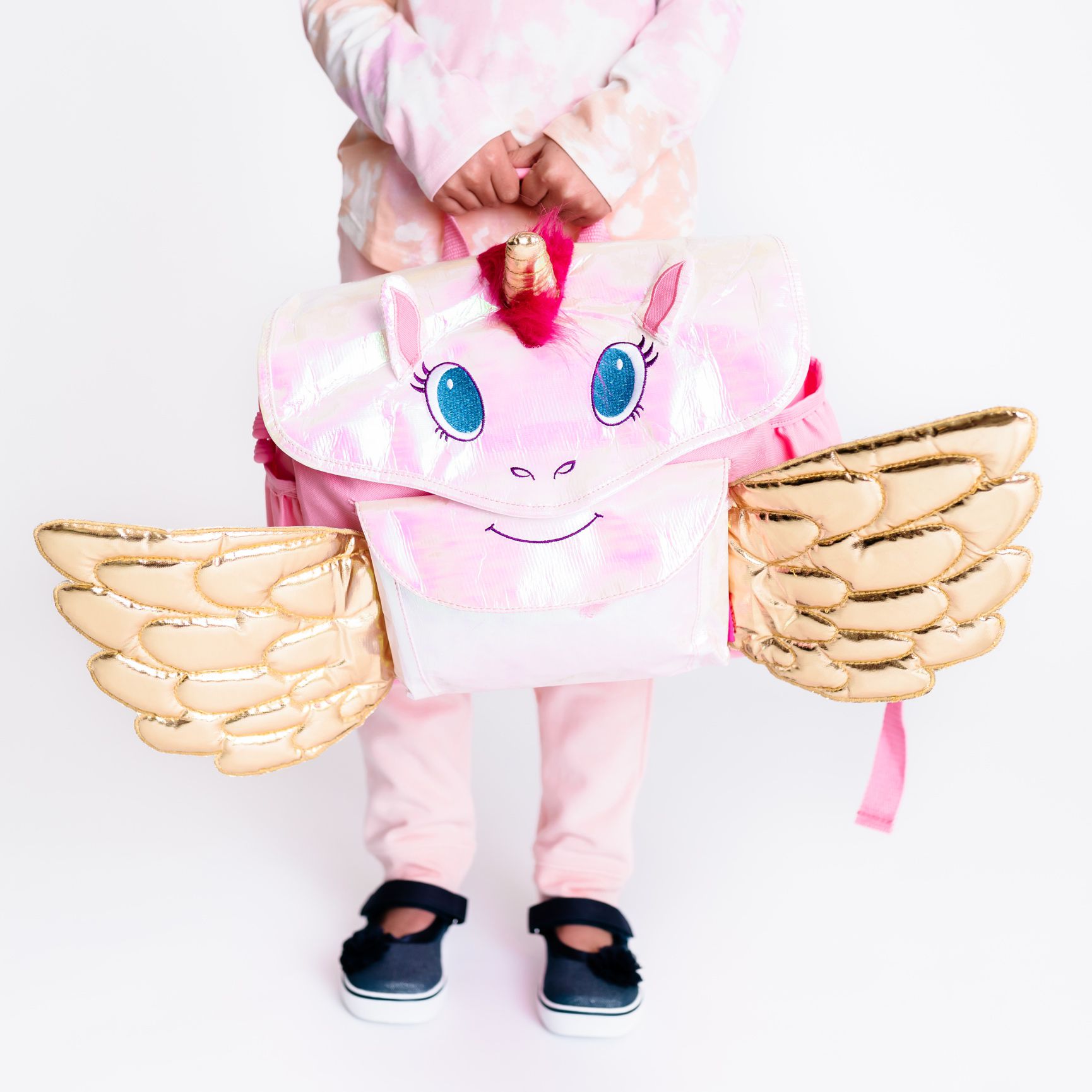 Bixbee - 飛飛童趣系列-閃閃金采獨角馬小童背包 (寬32cm*高25cm*深10cm)