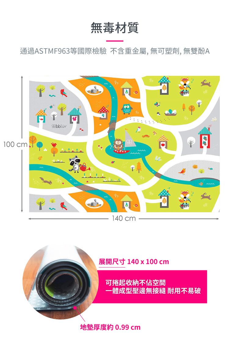 加拿大bbluv - 繽紛雙面遊戲地墊-童遊尋寶