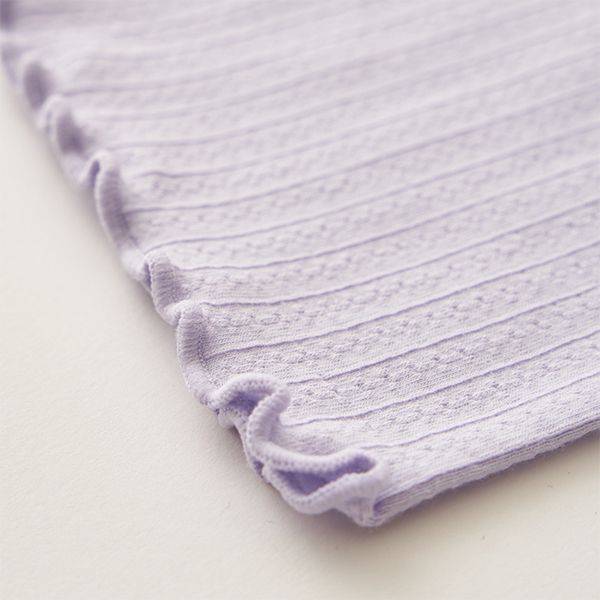 日本 Lycee mine - 羅紋麻花柔軟七分內搭褲-淺卡其