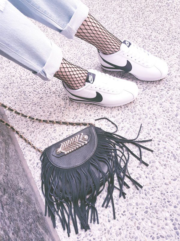 NIKE - Cortez GS 阿甘鞋(中童)-白藍紅