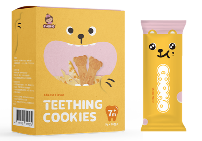 俏菓 Choko Bites - 磨牙餅(7m+) (起士)-50g-10入/盒