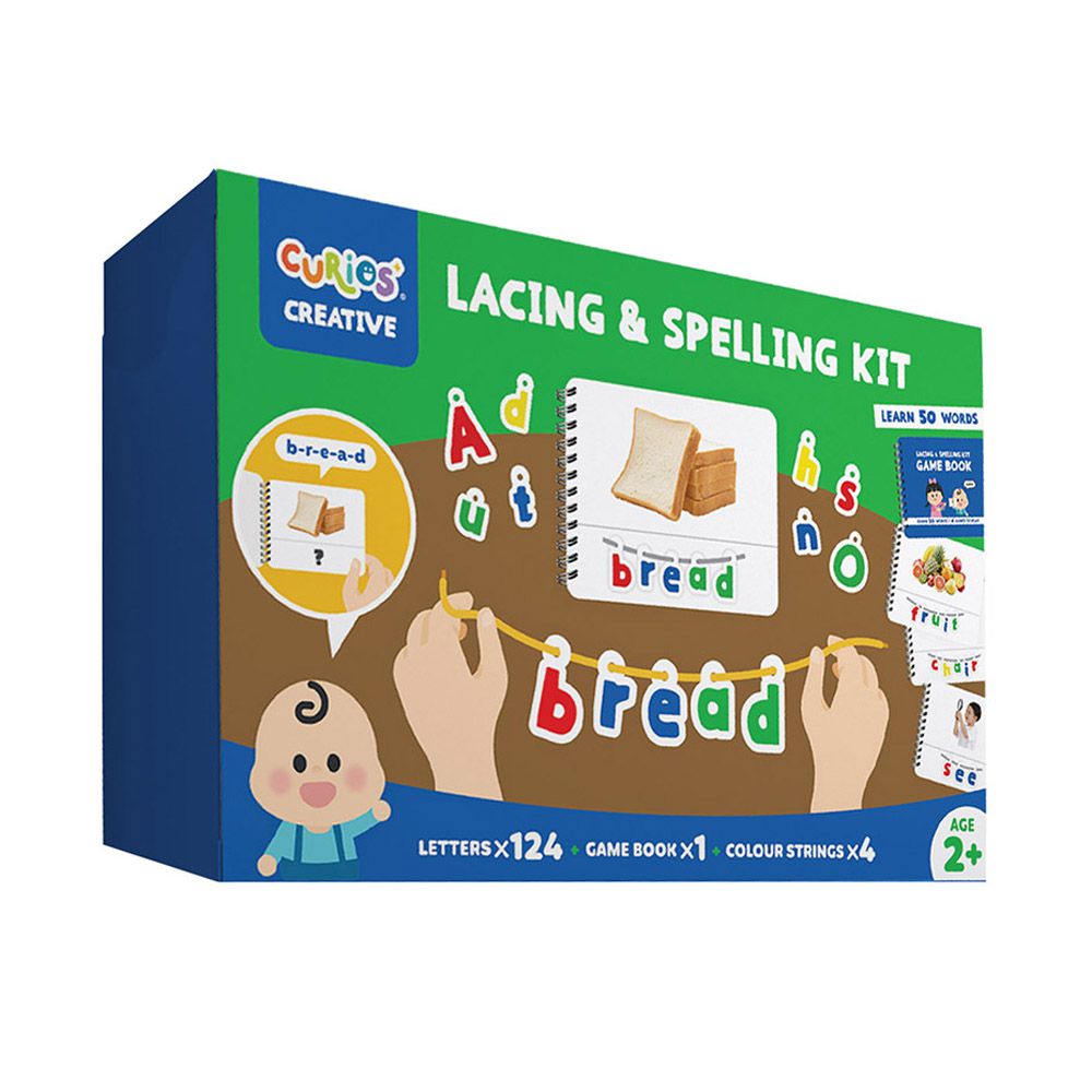 大&小寫字母單字穿繩遊戲組