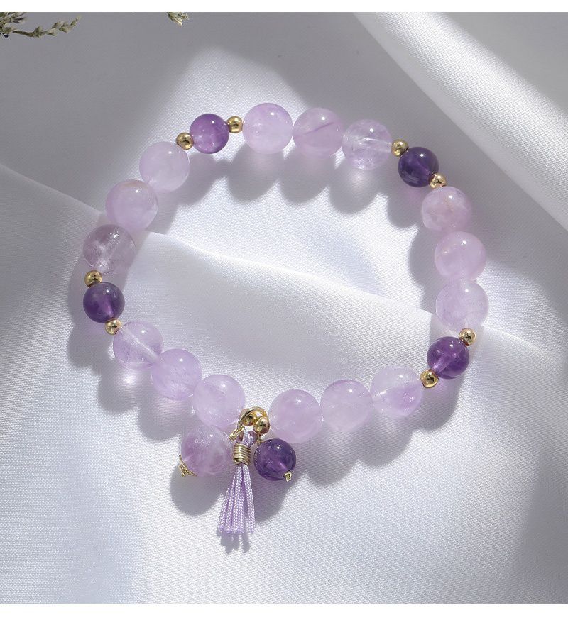 8mm薰衣草紫水晶手鏈-延長鏈款 (14-19cm)