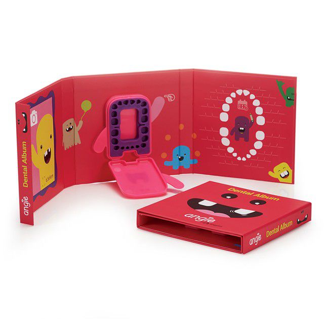 巴西 angie - 牙仙的魔法乳牙紀念小書(乳牙盒)-一本裝-櫻桃紅