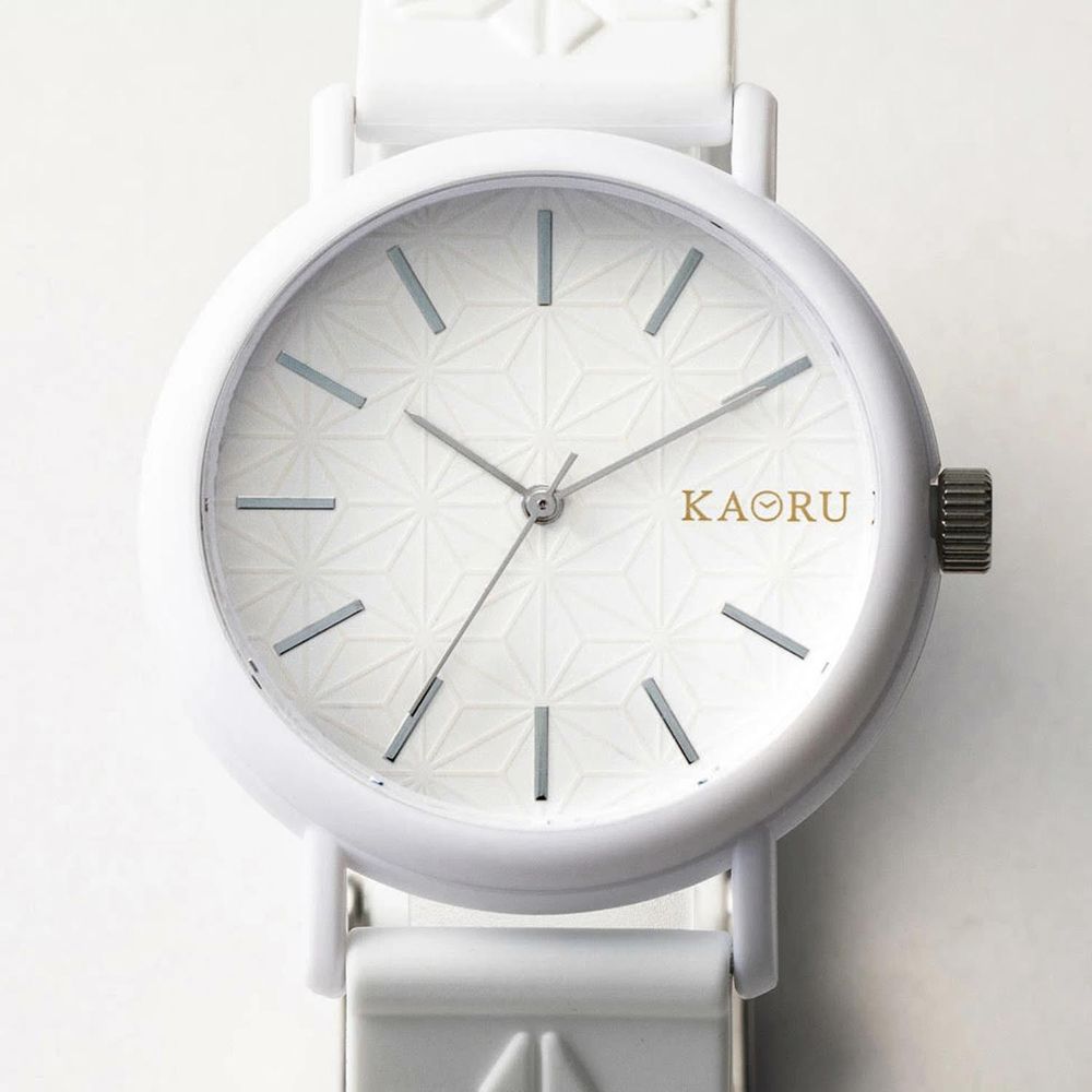 日本 MARUZEKI - KAORU 日本製香氛手錶(基本款)-檜-白