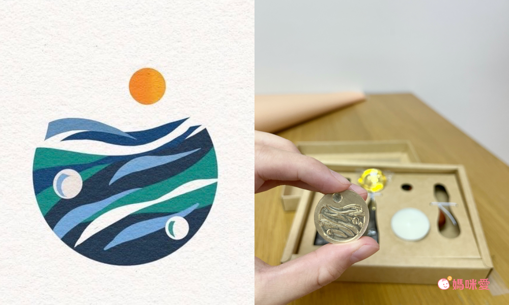 HAPPYMT - 客製火漆章封蠟超值組-金色蠟粒-25mm圓章