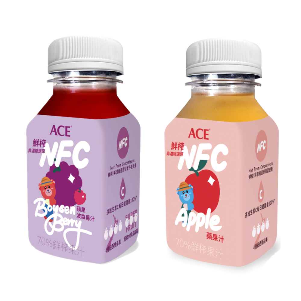 NFC Juice鮮榨蘋果汁+鮮榨蘋果波森莓汁