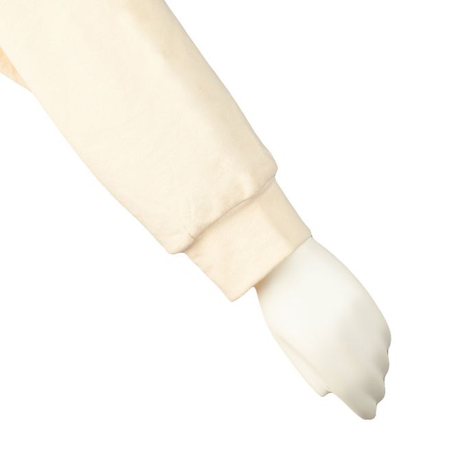 akachan honpo - 長袖彈性洋裝-防止裙擺上翻設計-象牙白色 (M~L)