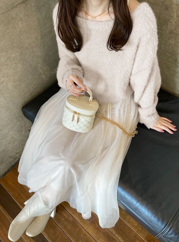 日本 GRL - 溫柔V領珍珠釦短絨小外套-黑 (F)