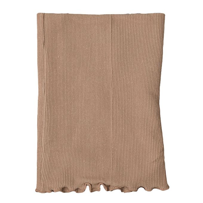 akachan honpo - 兒童羅紋肚圍-淺卡其色 (100~120cm)