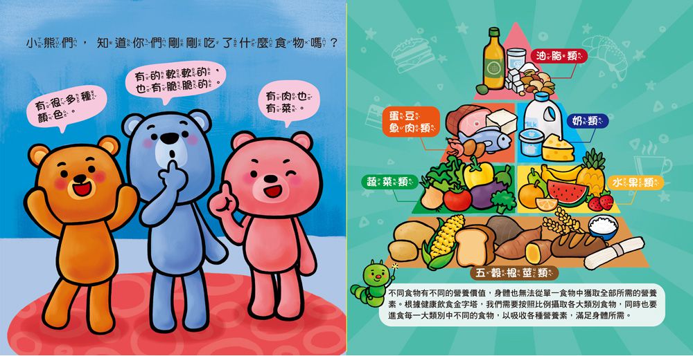 喔！小熊熊愛吃飯了