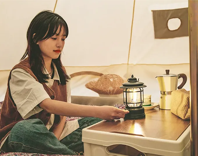 SHANER - 復古煤油燈-黑色