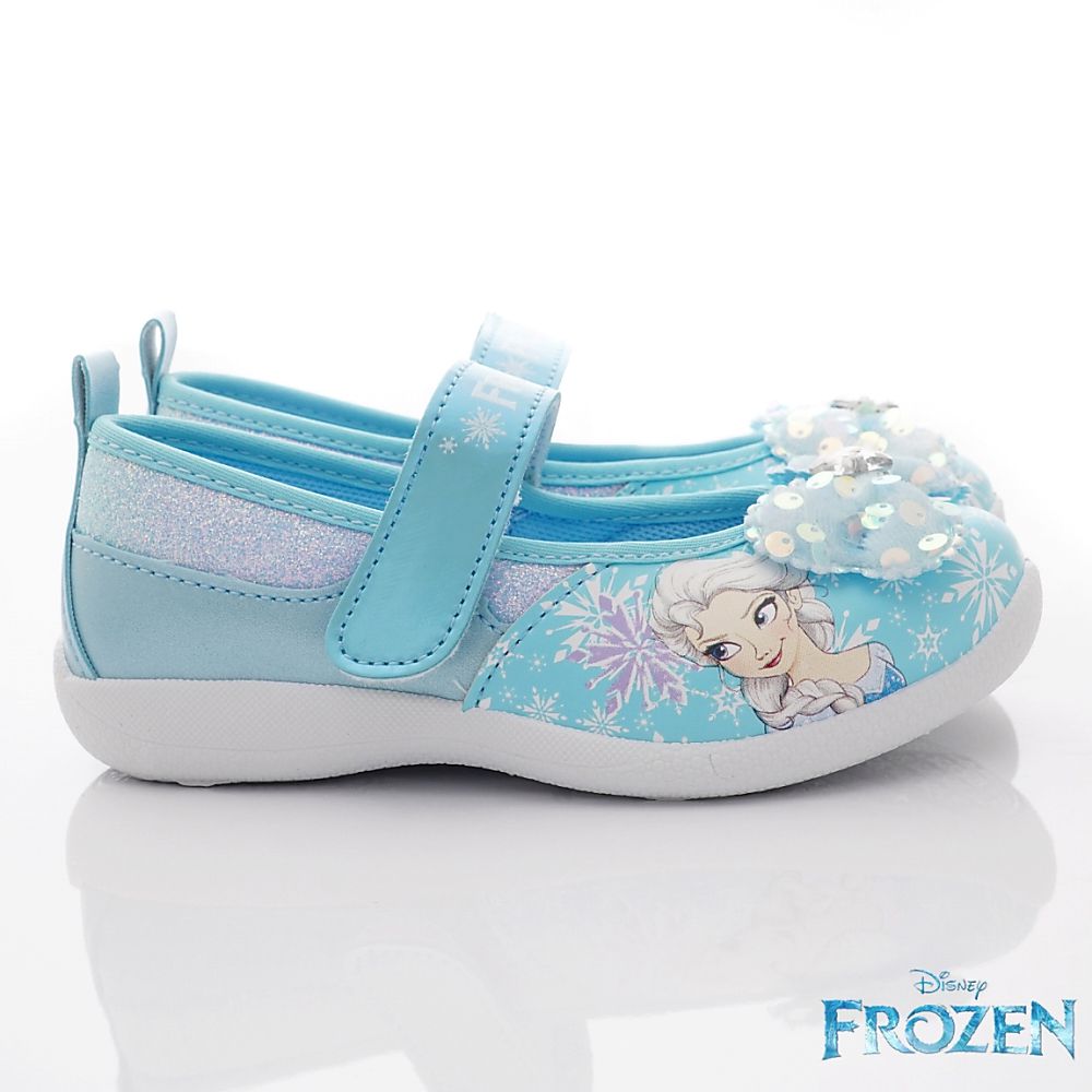 冰雪奇緣 - 台灣製冰雪奇緣公主鞋(中小童段)-休閒鞋-藍
