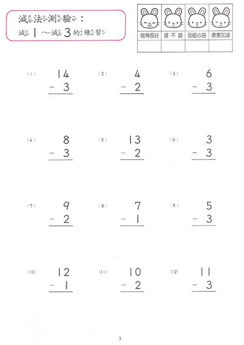 加減法練習系列-K04+K12+K13+K14+K15