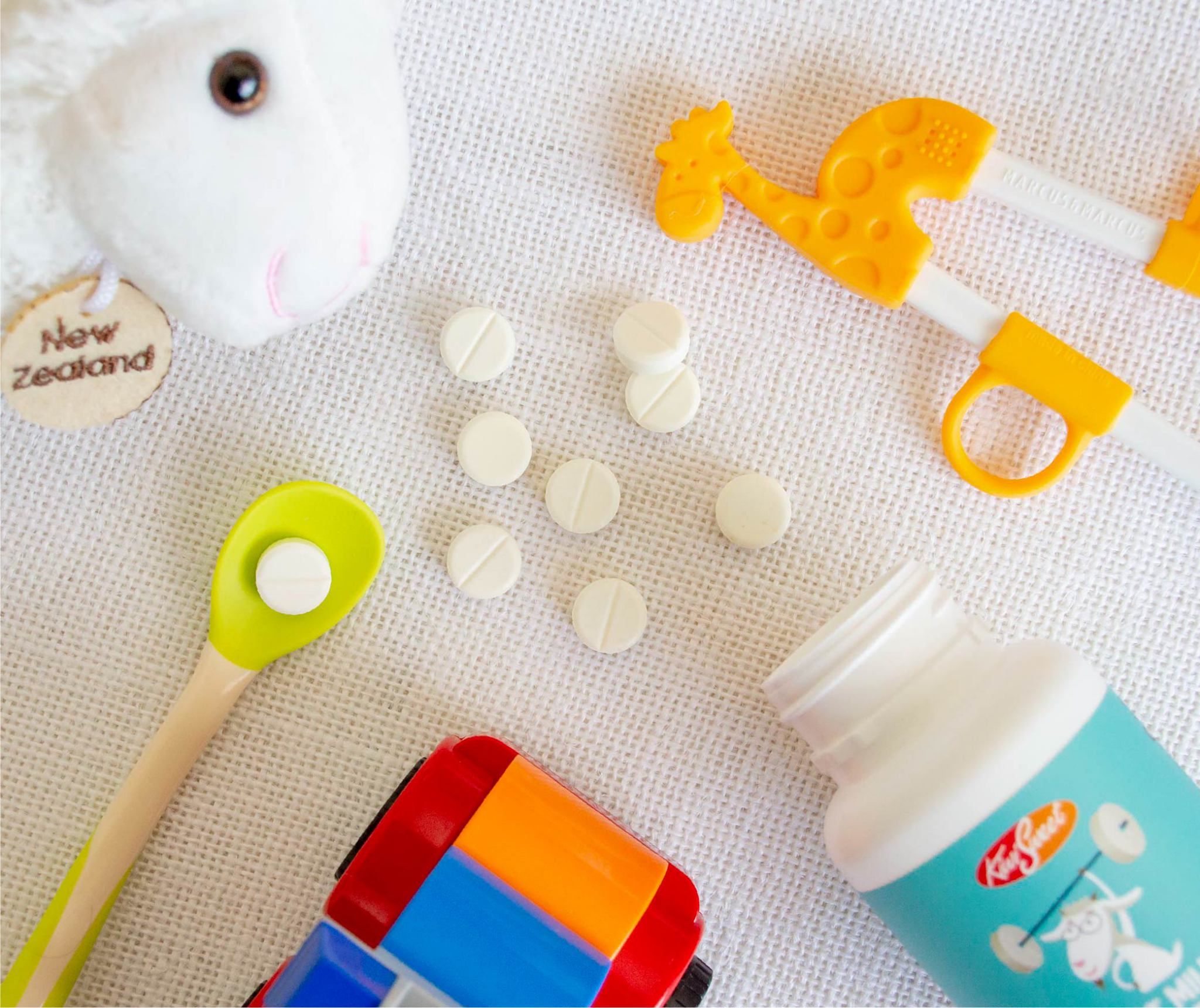 [紐西蘭] KiwiSweet® - 活力咩寶羊乳片 (原味)-效期到2022.09-60片