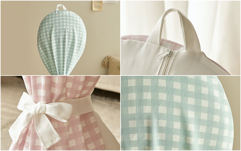 韓國 Bebe Deco - 可水洗電風扇收納套(直立型)-可愛熊熊 (90*59cm)