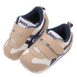 asics 亞瑟士 - IDAHO寬版卡其藍色寶寶機能學步鞋