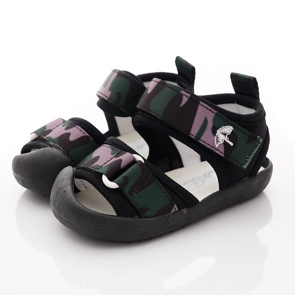 Arnold Palmer 雨傘牌 - 專櫃迷彩超輕涼鞋(寶寶段)-黑