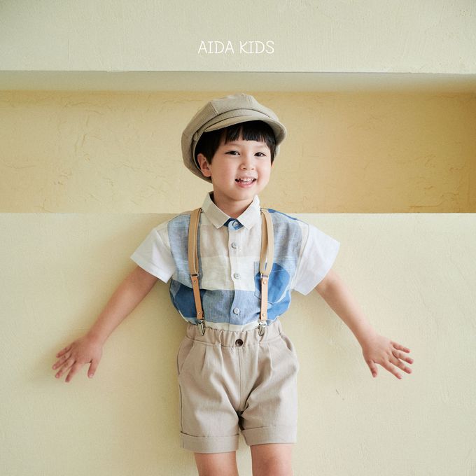 韓國 AIDA - 襯衫吊帶夾/背帶-黑