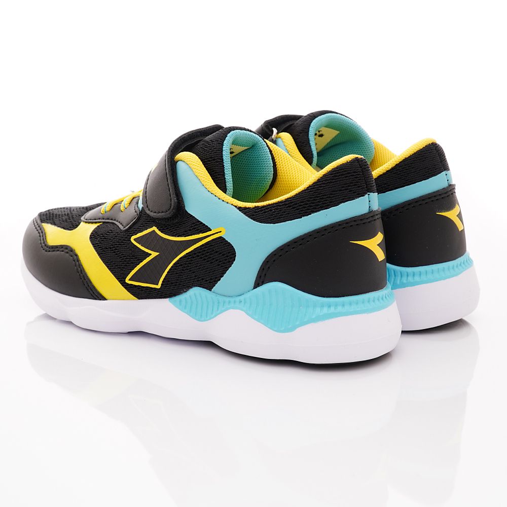 DIADORA - 春夏新品義式競速運動潮流鞋款(大童段)-黑黃