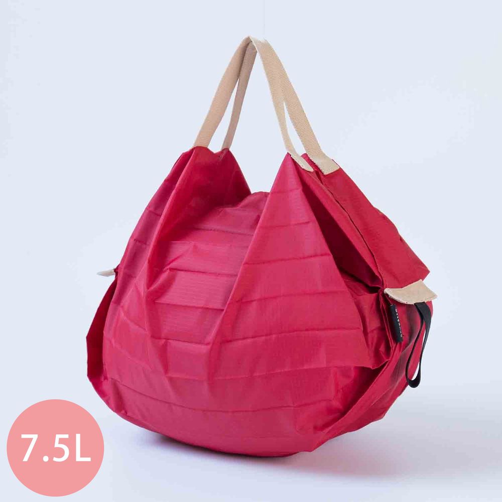日本 MARNA - Shupatto 秒收摺疊購物袋-熱情紅 (S(30x26cm))-耐重3kg / 7.5L