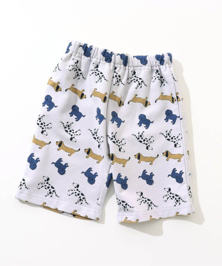 日本 BREEZE - 熱銷！百搭休閒印花短褲-乳牛紋-黑白