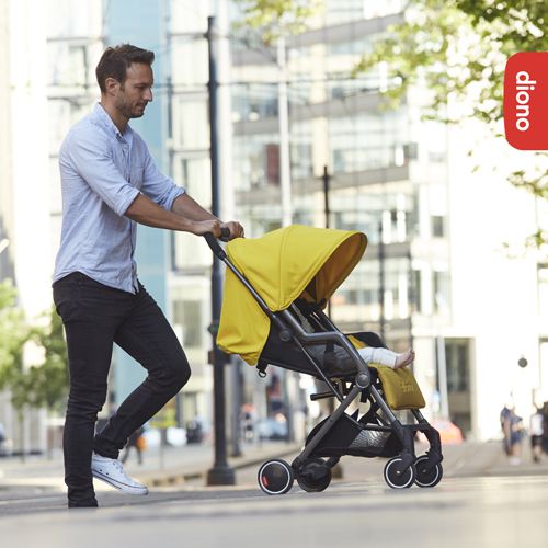Diono - 西雅圖 璀沃斯 Diono TT 車 - 輕便型行李式秒收嬰幼兒推車-線性黃