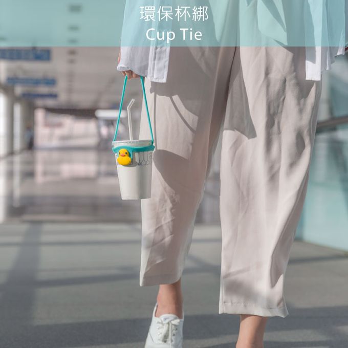 Bone 蹦克 - 環保杯綁飲料提袋-史迪奇-黑色