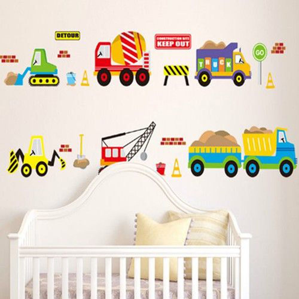 JB Design - 時尚壁貼-卡通工具車 (60cm*90cm)