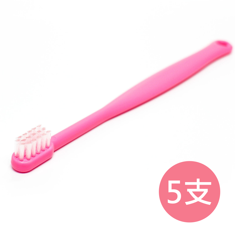 akachan honpo - 牙刷3～5歲-5支入-粉色
