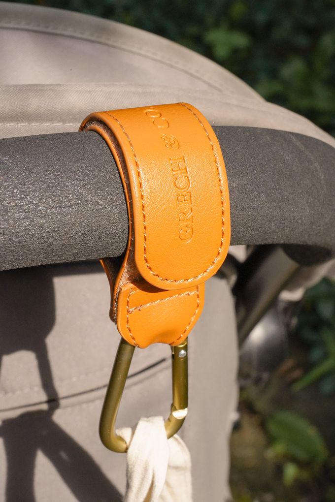 丹麥 GRECH & CO. - 推車掛鉤-亮橙