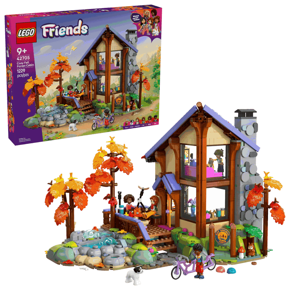 LEGO 42705 溫馨秋季森林小屋 Cozy Fall Forest Cabin