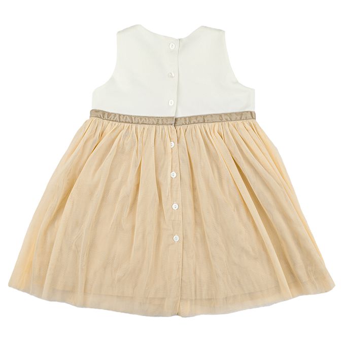 akachan honpo - 洋裝 薄紗&蕾絲-粉紅色