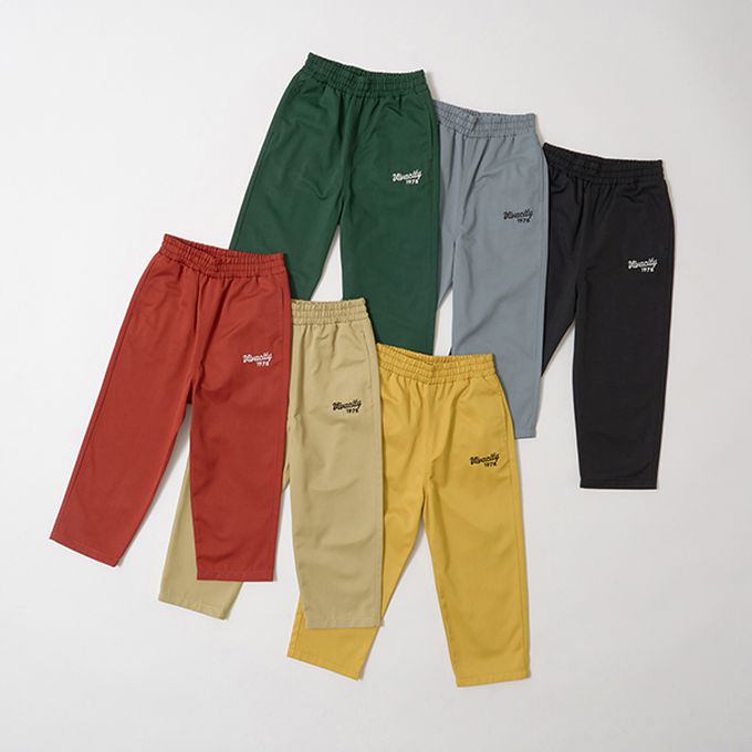 日本 b-ROOM - 挺版舒適廓形長褲-黑