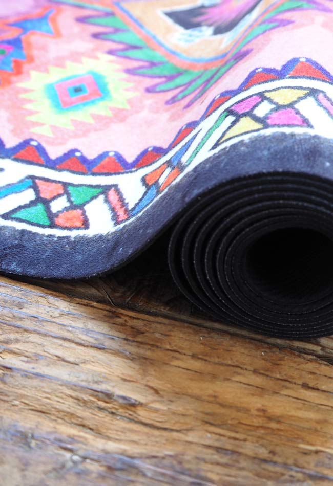 日本 Style Boat Market - 多功能瑜珈墊2mm-異國迷情(MIX) (173*61cm)-1183-016-0-22