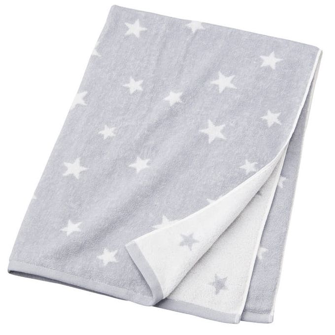 akachan honpo - 柔軟毛巾被-灰色 (100×70cm)