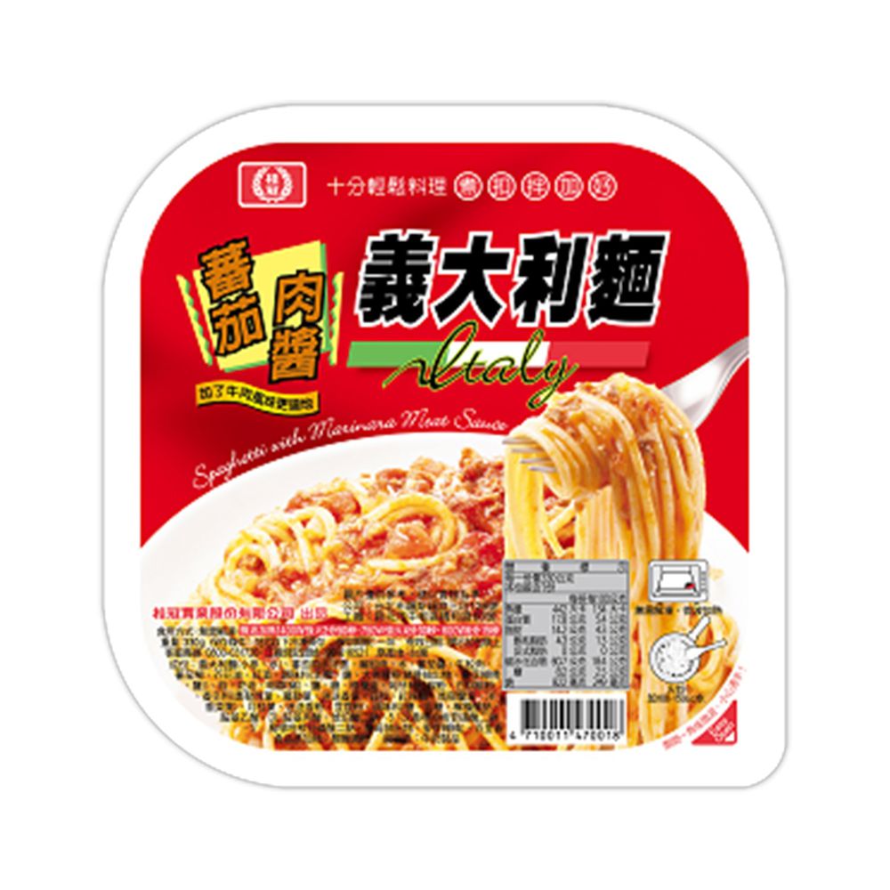 桂冠 - 蕃茄肉醬義大利麵-330g/盒