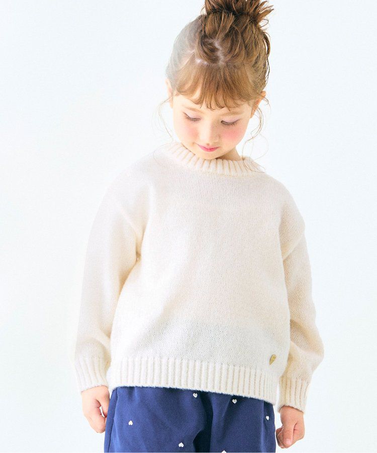 日本 apres les cours - 甜蜜冰淇淋色系針織上衣-象牙