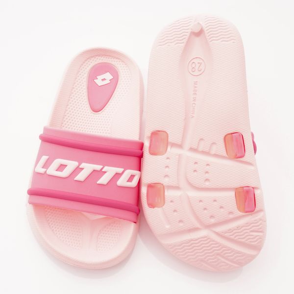 LOTTO - 童鞋-經典拖鞋(中童)-粉