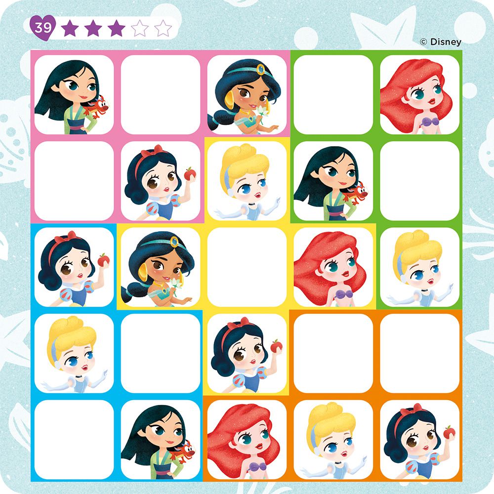 公主圖形數獨-邏輯推理大連線