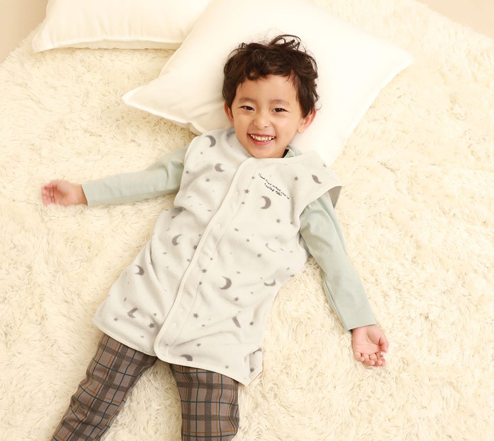 日本 devirock - 刷毛防踢被-星星-水藍 (80-100)