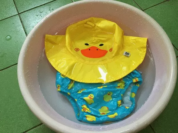 美國 ZOOCCHiNi 可愛動物尿布泳褲+防曬帽