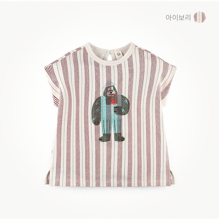 韓國 milk mile - 條紋大猩猩套裝