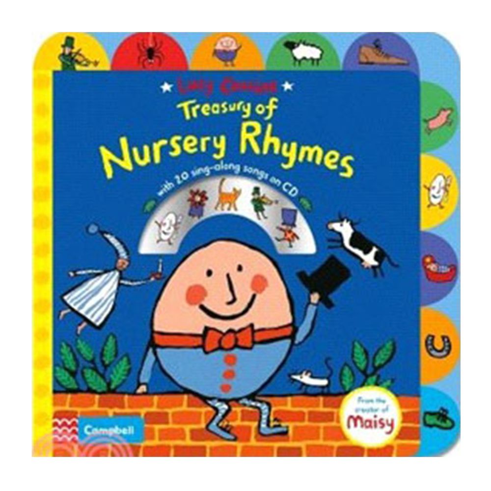 LUCY COUSINS TREASURY OF NURSERY RHYMES/硬頁書+CD